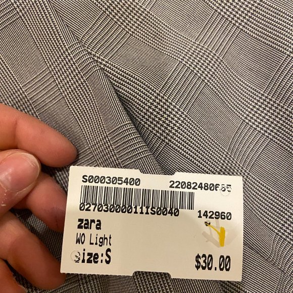 Plaid blazer with shoulder pads - Picture 7 of 7